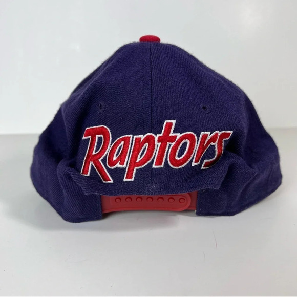 Toronto Raptors Hat 47 Brand Hardwood Classics NBA One Size Purple Red Embroider - Picture 9 of 10